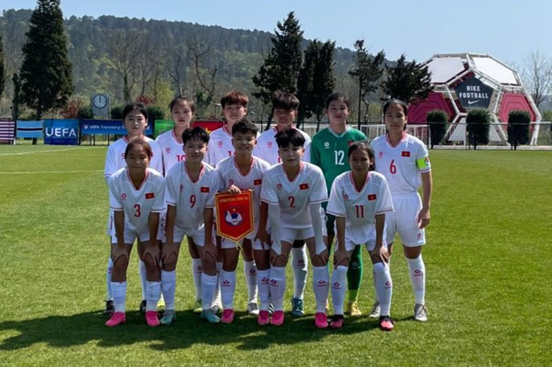  U16 nữ Việt Nam thi đấu nỗ lực trước U16 nữ Mỹ 