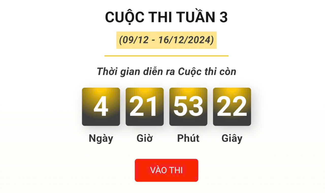 (ĐCSVN) - Sau 2 ngày diễn ra tuần thi thứ ba, Cuộc thi “Chống hàng giả và lừa đảo trực tuyến” đã thu hút gần 600 người dự thi với hơn 5.000 lượt thi.