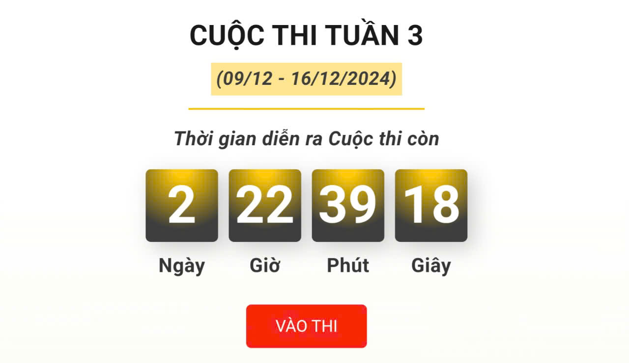 (ĐCSVN) - Sau 4 ngày diễn ra tuần thi thứ ba, Cuộc thi “Chống hàng giả và lừa đảo trực tuyến” đã thu hút hơn 750 người dự thi với gần 6.400 lượt thi.