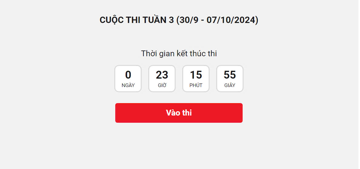 (ĐCSVN) - Sau 6 ngày diễn ra tuần thi thứ ba, Cuộc thi “Chung tay vì an toàn giao thông” năm 2024 đã thu hút hơn 108 nghìn người dự thi với hơn 138 nghìn lượt thi.