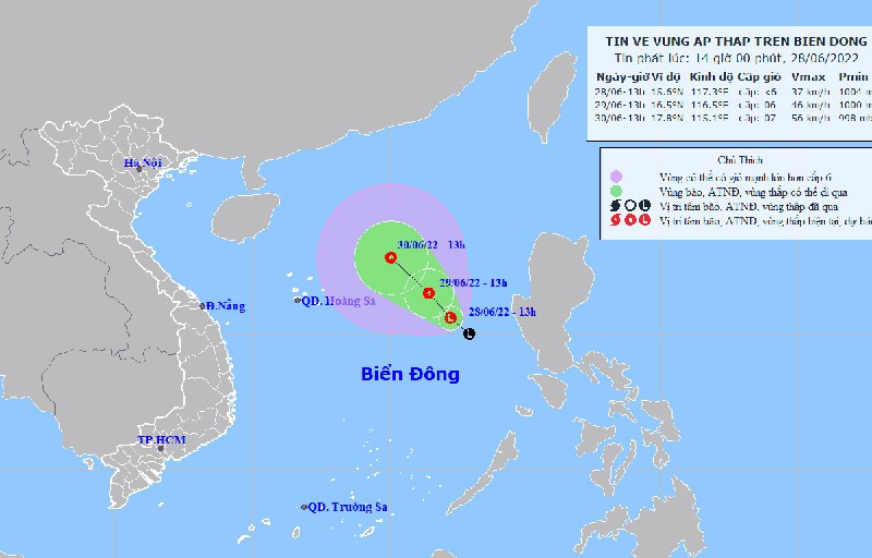  Chủ động ứng phó, giảm thiểu thiệt hại do áp thấp nhiệt đới 