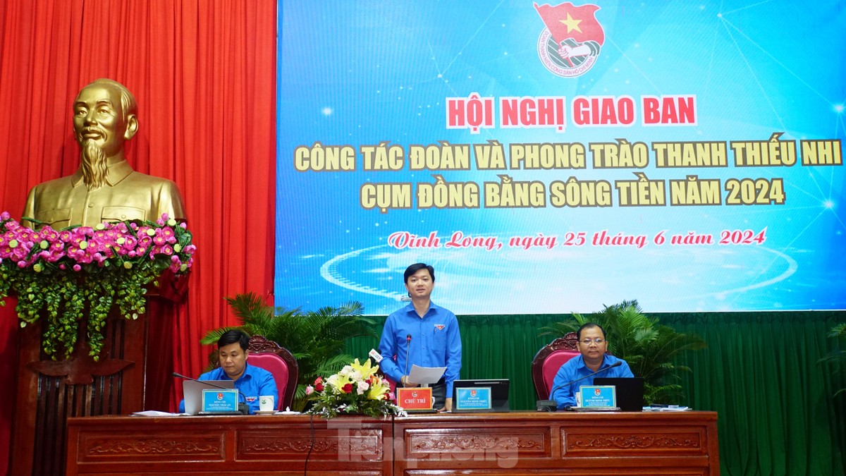 (ĐCSVN) - Ngày 25/6, tại Vĩnh Long, Trung ương Đoàn tổ chức hội nghị giao ban công tác Đoàn và phong trào thanh thiếu nhi cụm Đồng bằng sông Tiền năm 2024.