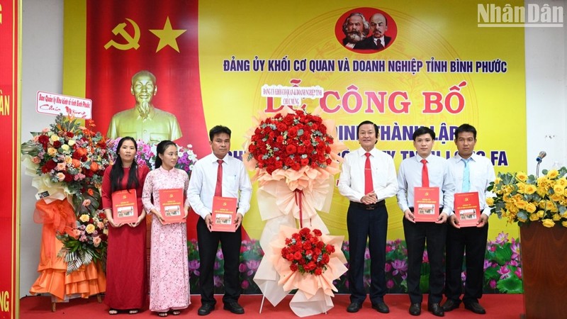  Bình Phước: "Phủ sóng" chi bộ ở doanh nghiệp FDI 