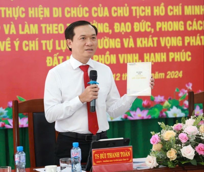  Phú Yên hội thảo khoa học về 55 năm thực hiện Di chúc của Chủ tịch Hồ Chí Minh 