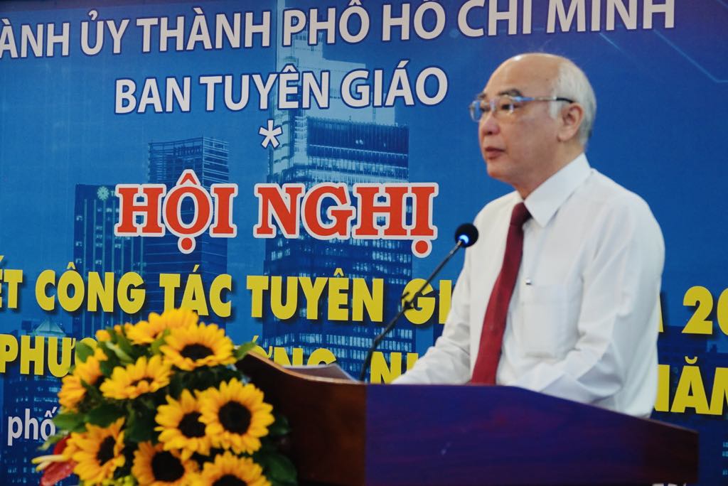 (ĐCSVN) - Trong năm 2023, ngành Tuyên giáo TP Hồ Chí Minh đã chủ động, tích cực triển khai thực hiện đồng bộ, có hiệu quả thiết thực nhiều nhiệm vụ quan trọng, phức tạp do thực tiễn đặt ra.