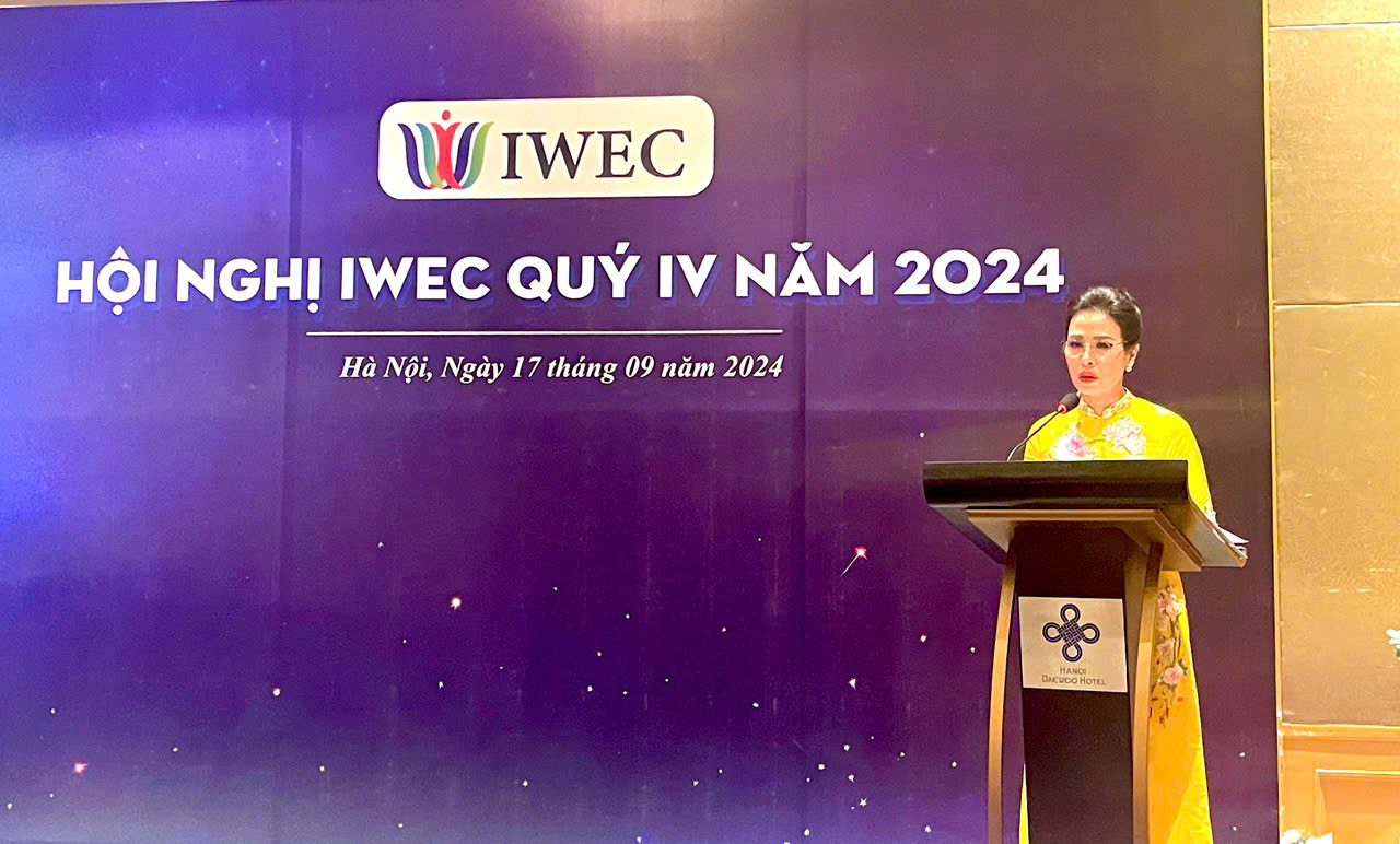 (ĐCSVN) - Ngày 17/9, tại Hà Nội, Hội đồng Nữ Doanh nhân Quốc tế (IWEC) tổ chức Hội nghị triển khai hoạt động quý IV năm 2024, ra mắt Ban Điều hành, Ban Cố vấn và công bố kết nạp hội viên mới. 