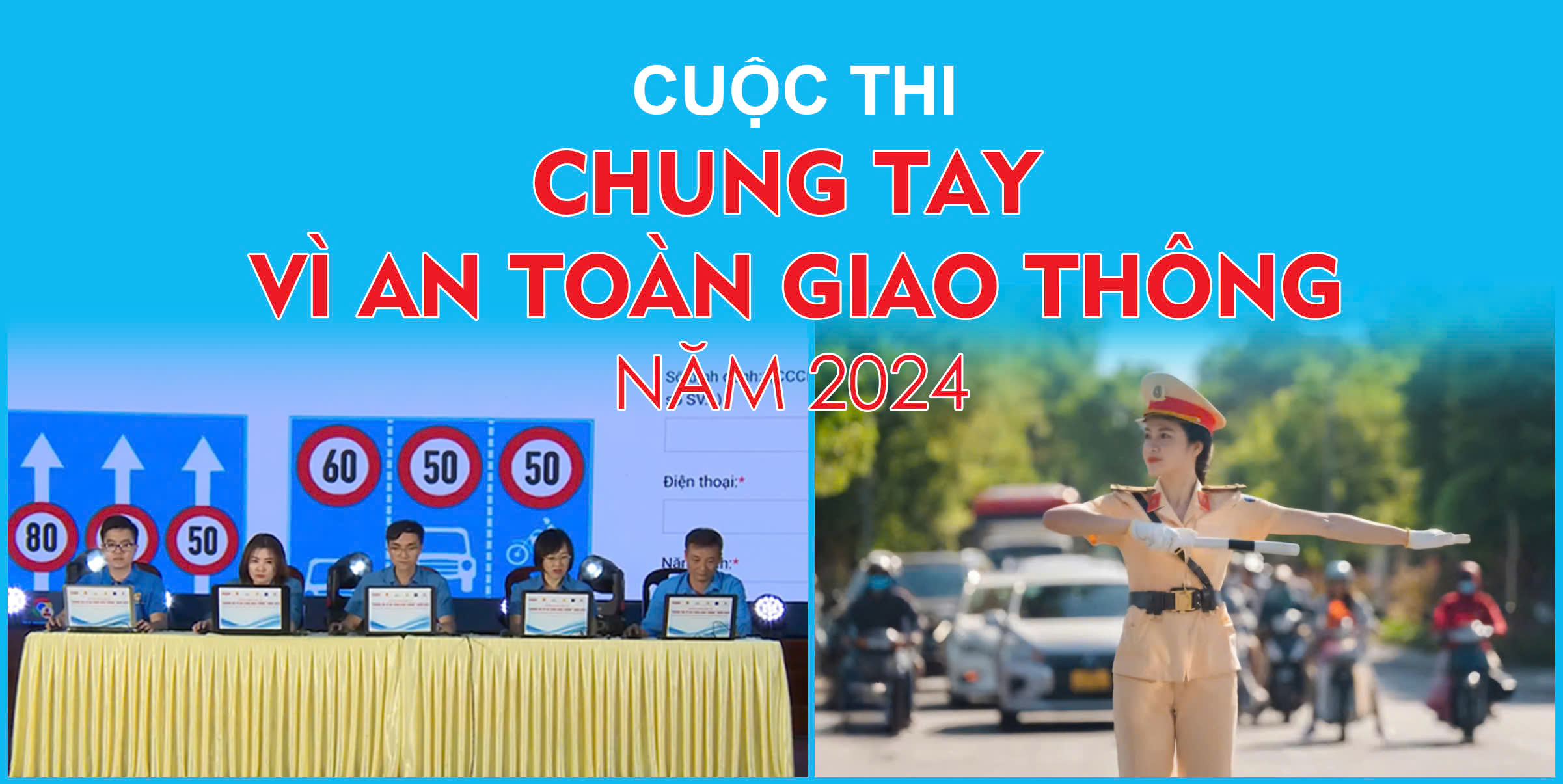 (ĐCSVN) - Cuộc thi dự kiến diễn ra trong thời gian 8 tuần từ ngày 16/9/2024 đến ngày 11/11/2024. Thời gian thi bắt đầu từ 10 giờ 00 ngày thứ Hai hằng tuần, kết thúc vào 9 giờ 00 ngày thứ Hai của tuần tiếp theo. Người dự thi có thể tham gia thi trên hệ thống Cuộc thi (đường link: atgt.dangcongsan.vn) từ 10 giờ 00 sáng nay, 16/9. 