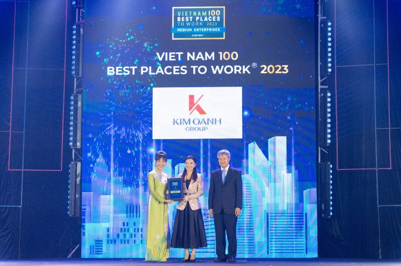  Kim Oanh Group được vinh danh Top 100 nơi làm việc tốt nhất Việt Nam 