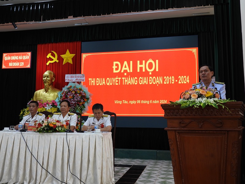 (ĐCSVN) - Trong giai đoạn 2019 - 2024, công tác thi đua, khen thưởng và phong trào thi đua quyết thắng của Hải đoàn 129 Hải quân đã có bước phát triển mạnh mẽ cả chiều rộng và chiều sâu với nhiều nhân tố mới, nhiều tập thể, cá nhân điển hình tiên tiến. Toàn Hải đoàn đã đẩy mạnh thi đua để hoàn thành tốt nhiệm vụ bảo vệ chủ quyền biển, đảo của Tổ quốc.