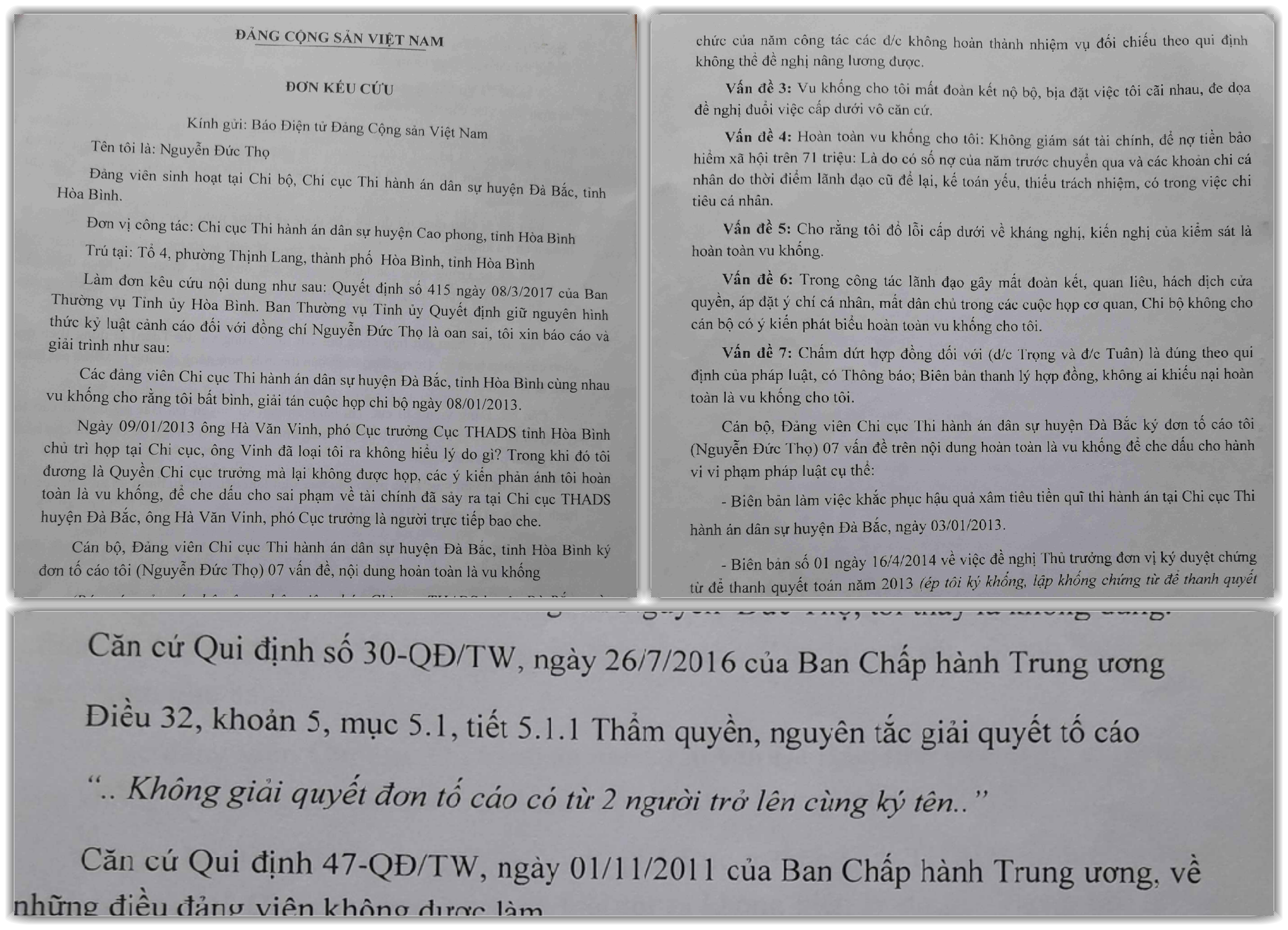 (ĐCSVN) - Thực tế cho thấy, hiện nay vẫn còn tình trạng người tố cáo bị cô lập, gây khó khăn, bị trù dập..., nhiều trường hợp cán bộ, đảng viên tố cáo tiêu cực tại cơ quan, đơn vị mình còn bị kỷ luật, buộc thôi việc..., qua đó đặt ra đòi hỏi cần bảo đảm công bằng cho người tố cáo các hành vi tiêu cực, vi phạm pháp luật…