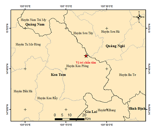 (ĐCSVN) - Các nhà khoa học của Viện Vật lý Địa cầu nhận định động đất kích thích ở Kon Plông, tỉnh Kon Tum xảy ra là do quá trình tích nước của hồ chứa thủy điện tác động lên hệ thống đứt gãy sâu trong lòng đất