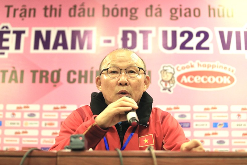  HLV Park Hang Seo: "Tiền đạo trẻ cần được trao cơ hội tại V-League" 