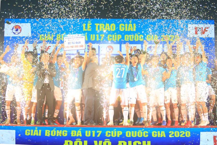  PVF vô địch giải U17 Cúp Quốc gia 2020 