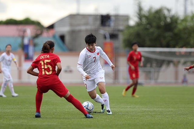  Thắng đậm Indonesia 6-0, tuyển nữ Việt Nam thẳng tiến vào bán kết 