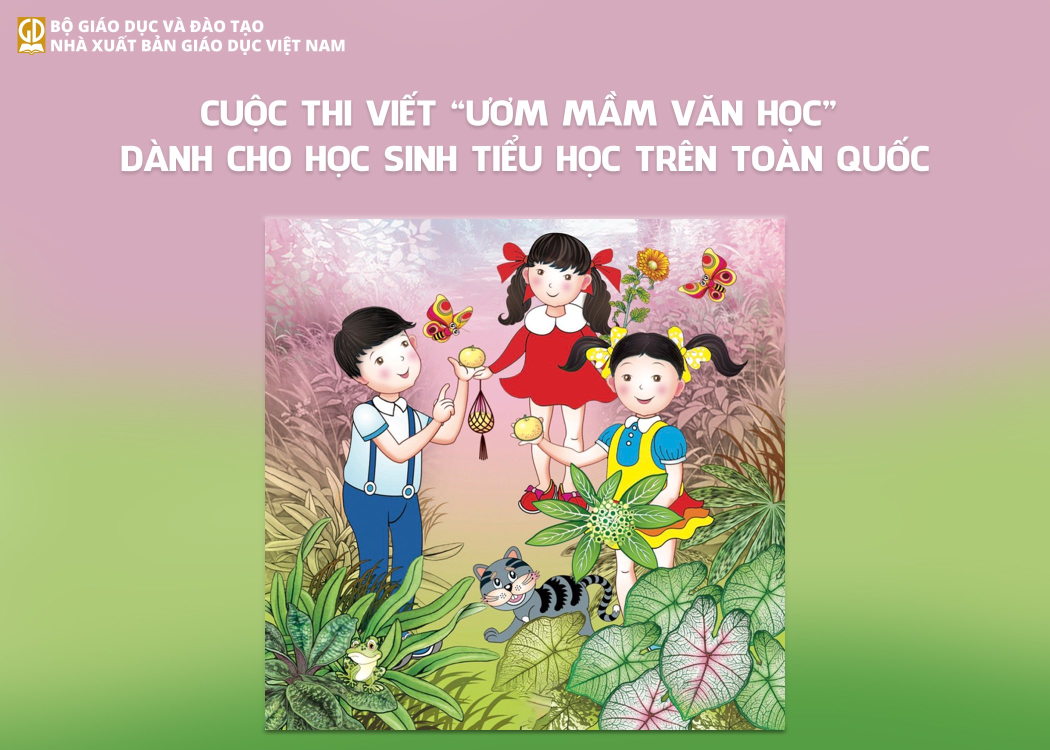 (ĐCSVN) - Cuộc thi viết “Ươm mầm văn học” hứa hẹn sẽ là một sân chơi thú vị dành cho đối tượng là học sinh tiểu học trên toàn quốc, hướng đến việc xây dựng tình yêu văn chương, phát triển niềm yêu thích sáng tạo văn học, nghệ thuật.