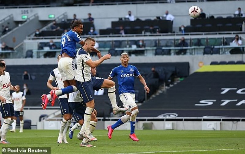  Tottenham thua Everton 0-1 trên sân nhà 