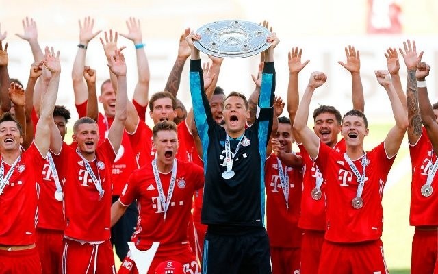  Bayern Munich lần thứ tám liên tiếp vô địch Bundesliga 