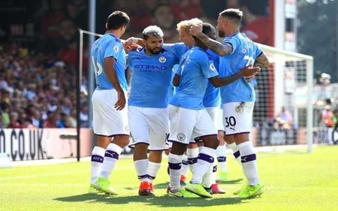  Man City thắng dễ Bournemouth 3-1 