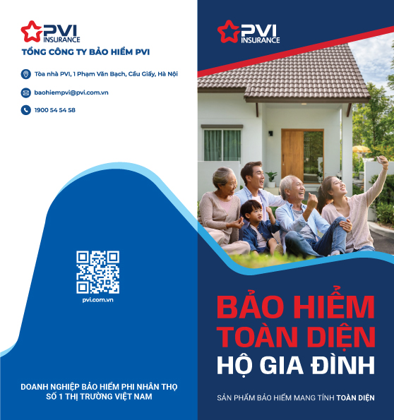 (ĐCSVN) - Cuối tháng 9/2024 Bảo hiểm PVI đã ra mắt sản phẩm Bảo hiểm toàn diện hộ gia đình. Chỉ với 98.500 đồng /năm, toàn bộ ngôi nhà, tài sản bên trong và mọi thành viên trong gia đình hay những người liên quan tới gia đình sẽ được bảo hiểm trọn vẹn.