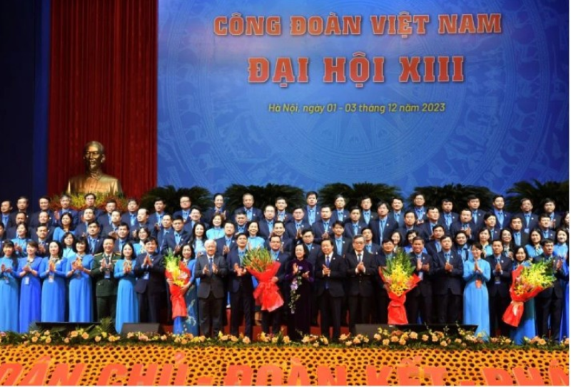 Đại hội XIII Công đoàn Việt Nam thành công tốt đẹp