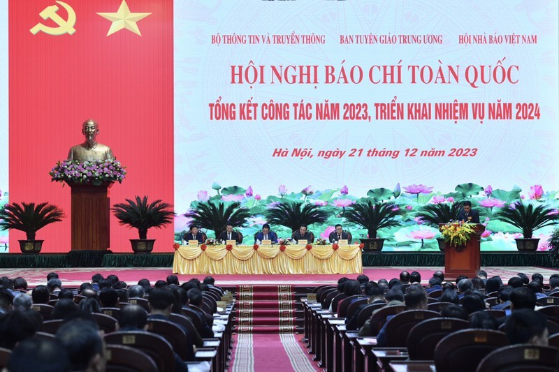 Hội nghị Báo chí toàn quốc Tổng kết công tác năm 2023, triển khai nhiệm vụ năm 2024