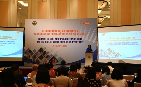 Lễ khởi động Dự án hỗ trợ của UNFPA về dữ liệu dân số và Công bố Báo cáo Tình trạng dân số thế giới năm 2022