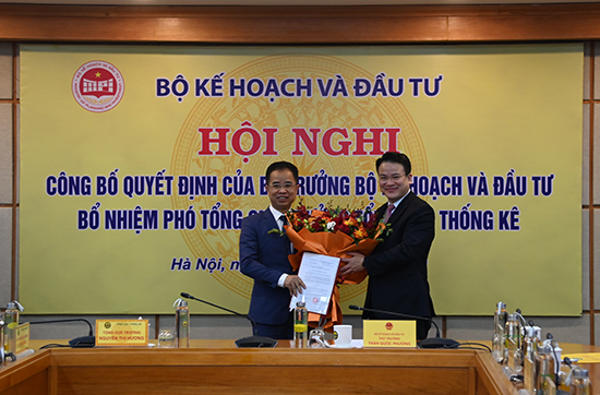 Hội nghị công bố Quyết định của Bộ trưởng Bộ Kế hoạch và Đầu tư bổ nhiệm Phó Tổng cục trưởng TCTK