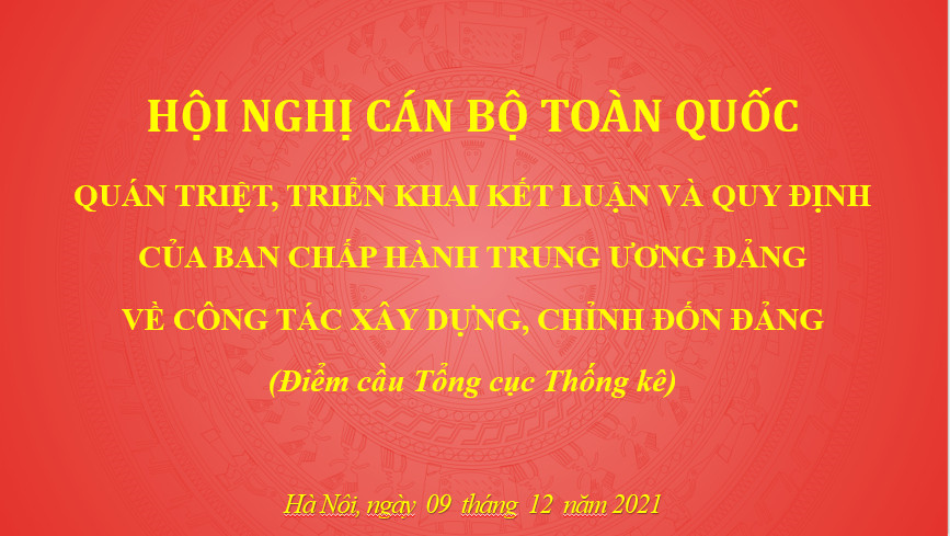 Hội nghị cán bộ toàn quốc quán triệt, triển khai Kết luận và Quy định của Trung ương về công tác xây dựng, chỉnh đốn Đảng