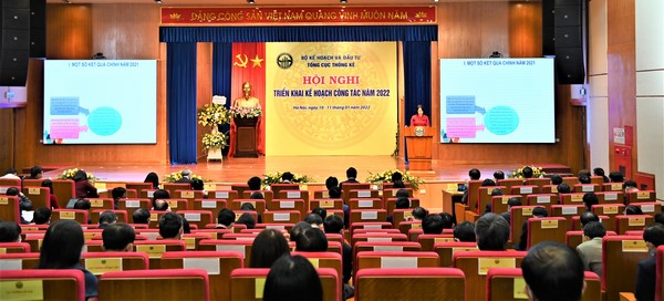 Hội nghị triển khai kế hoạch công tác năm 2022 của ngành Thống kê