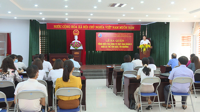 Quảng Ninh: Ra quân Tổng điều tra kinh tế năm 2021 giai đoạn II