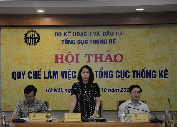 Hội thảo quy chế làm việc của Tổng cục Thống kê