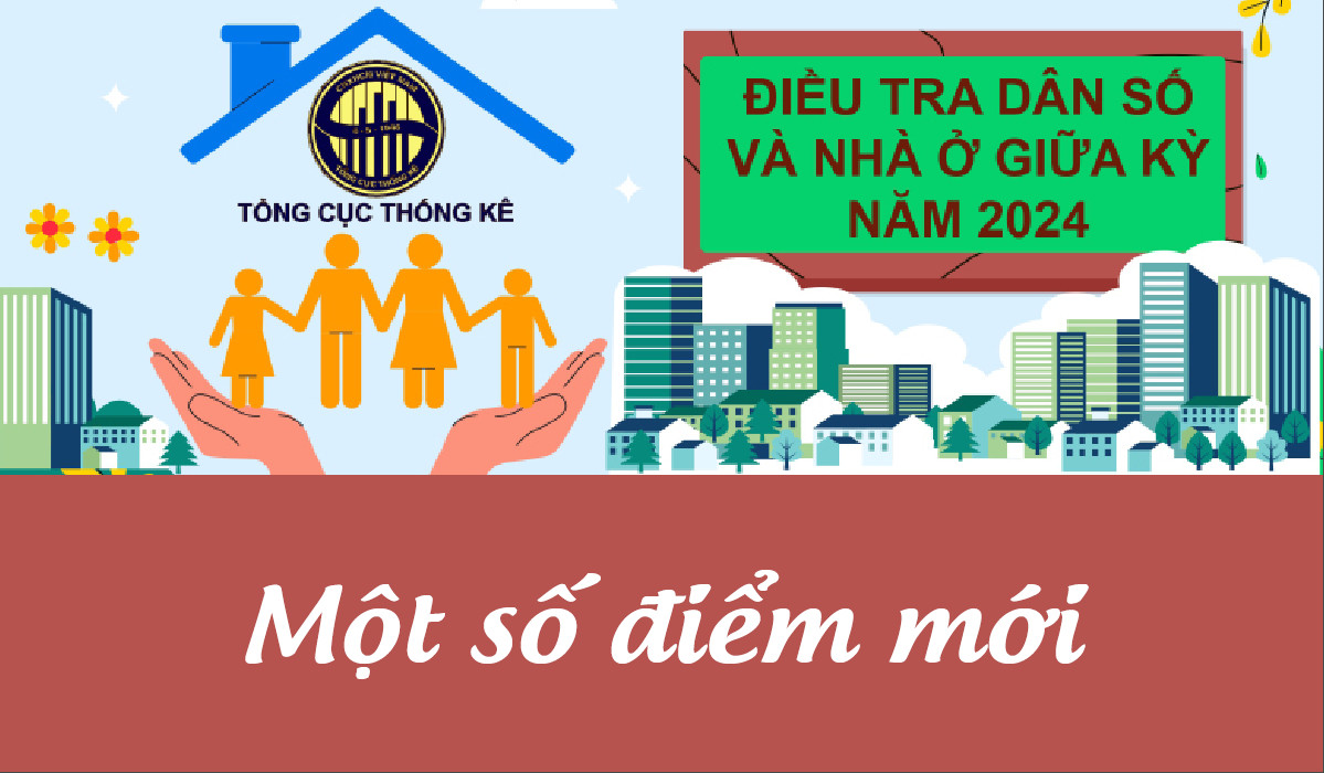 Một số điểm mới của Điều tra Dân số và nhà ở giữa kỳ năm 2024