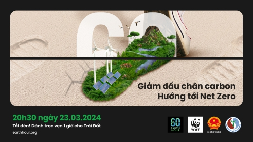 Giờ Trái đất năm 2024 - Giảm dấu chân carbon hướng tới phát triển bền vững