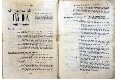 Đề cương văn hóa Việt Nam: Cương lĩnh đầu tiên của Đảng về văn hóa