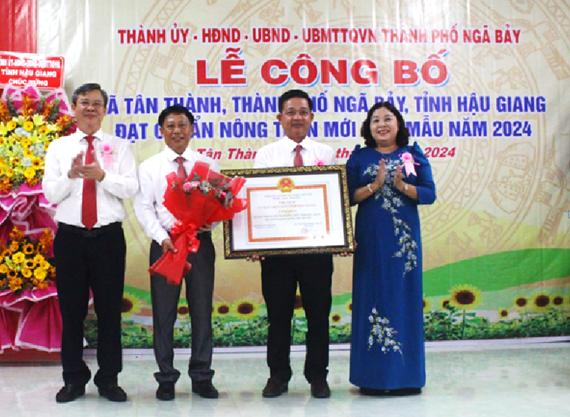 Xã Tân Thành - điển hình bứt phá trong xây dựng nông thôn mới kiểu mẫu