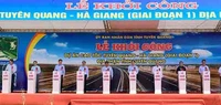 Khởi công tuyến cao tốc Tuyên Quang - Hà Giang