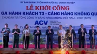 Khởi công xây dựng Nhà ga hành khách T3 - Cảng hàng không quốc tế Tân Sơn Nhất