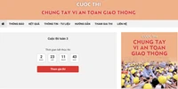 Cuộc thi “Chung tay vì an toàn giao thông” năm 2022 kéo dài đến tháng 12-2022