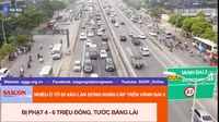 Nhiều ô tô đi vào làn dừng khẩn cấp trên Vành đai 3 bị phạt 4-6 triệu đồng, tước bằng lái