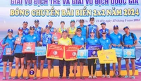 Bóng chuyền Khánh Hòa chiến thắng trọn vẹn giải vô địch bãi biển quốc gia 2024