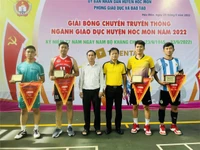 Giải bóng chuyền ngành giáo dục huyện Hóc Môn năm 2023: Ngày hội truyền thống giàu ý nghĩa