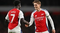 HLV Arteta ca ngợi sự ăn ý khó tin giữa Saka và Odegaard 