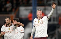 Haaland ghi 5 bàn, De Bruyne 4 lần kiến tạo giúp Man.City đè bẹp Luton