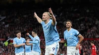 Haaland ghi cú đúp giúp Man City thắng đậm trên sân Man United