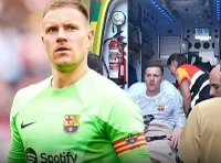 Ter Stegen nghỉ thi đấu hết mùa vì chấn thương đầu gối?