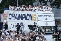 Real Madrid diễu hành ăn mừng chức vô địch Champions League 