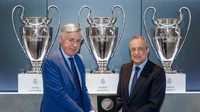 Chủ tịch Real Madrid khẳng định vị trí Ancelotti 