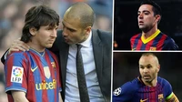 Messi, Xavi và Iniesta đã ‘may mắn’ có ông thầy Pep Guardiola