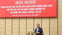 Sở, ngành của TP Hà Nội cải cách hành chính thua xa khối quận, huyện