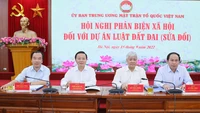 MTTQ phản biện Luật Đất đai (sửa đổi): Cần quy định về lộ trình bỏ khung giá đất